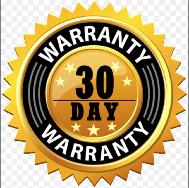 30 Day Warranty